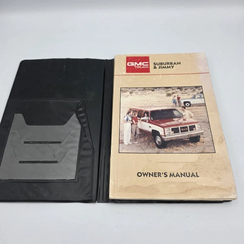 GMC Truck 1987 Suburban & Jimmy Owners Manual Operators User Guide & Cover Case‎